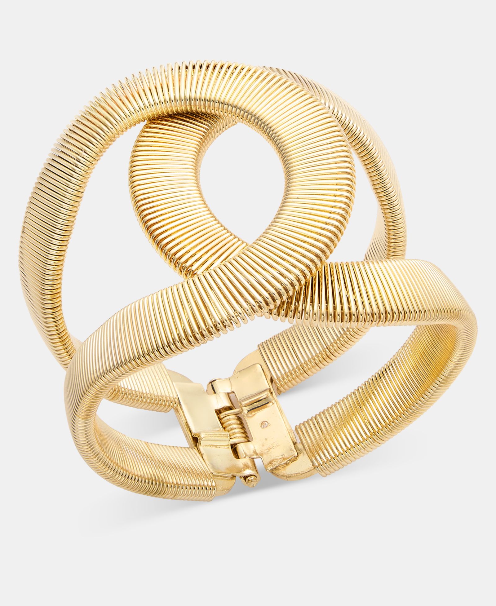 Браслет I.N.C. International Concepts Textured Open Bypass Bangle