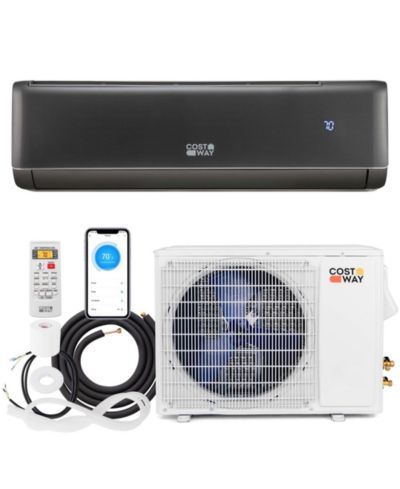 Costway 24000 BTU Wifi Enabled Mini Split Air Conditioner & Heater with Heat Pump
