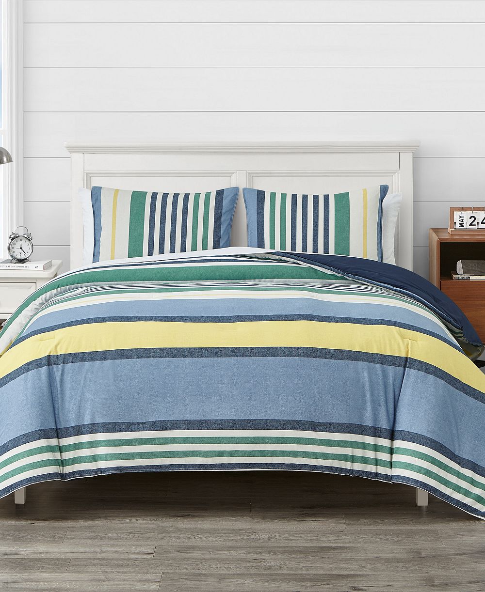 Nautica Dover Reversible 3-Piece Comforter Set, King