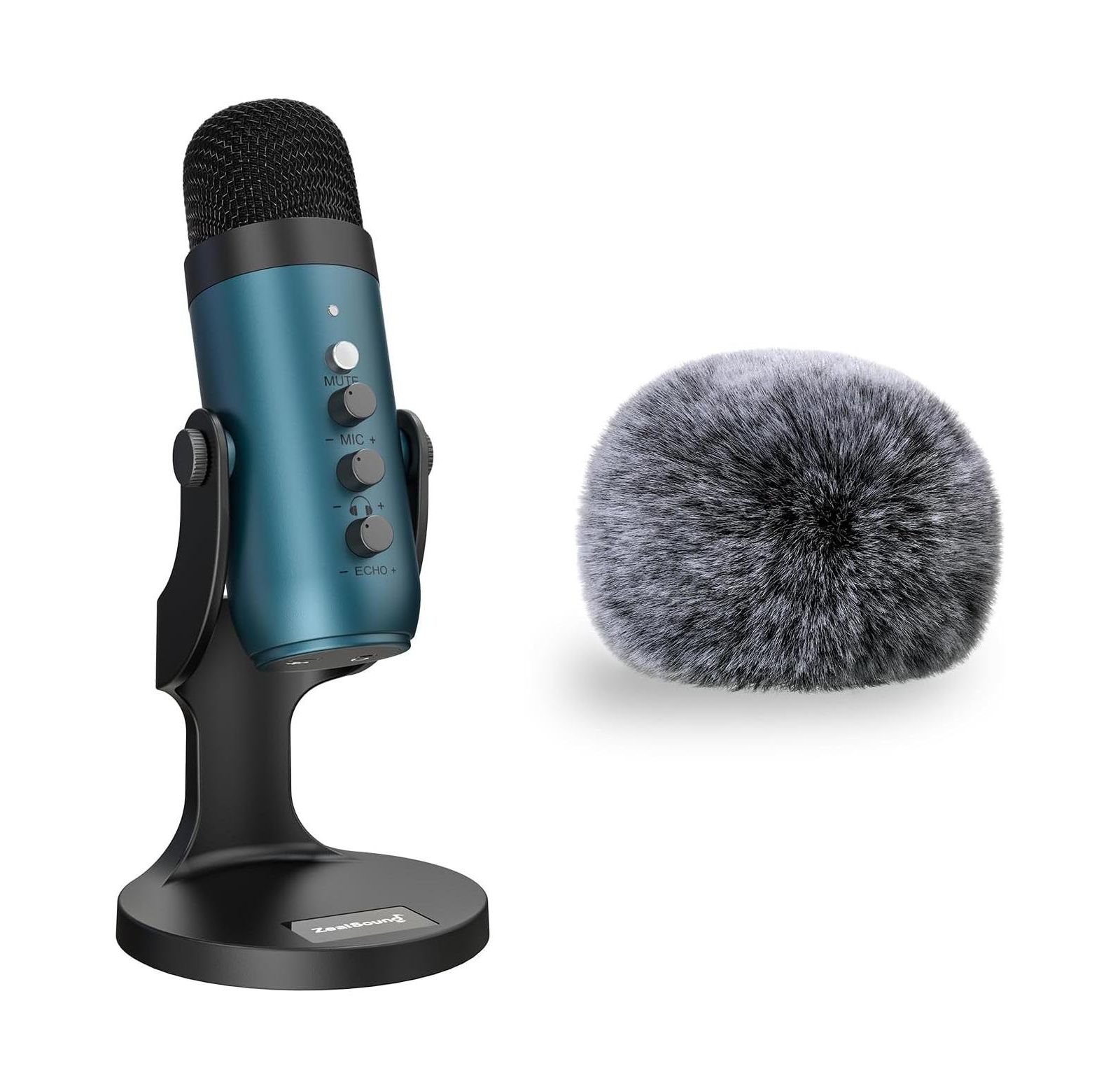 Zealsound K66 проводной USB кардиоидный микрофон для ПК Mac PS5 PS4 iPhone iPad Android