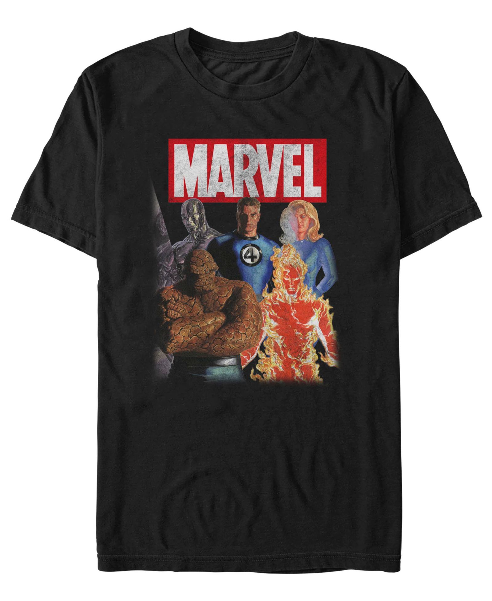 Мужская футболка Fifth Sun Marvel Team F4 с коротким рукавом