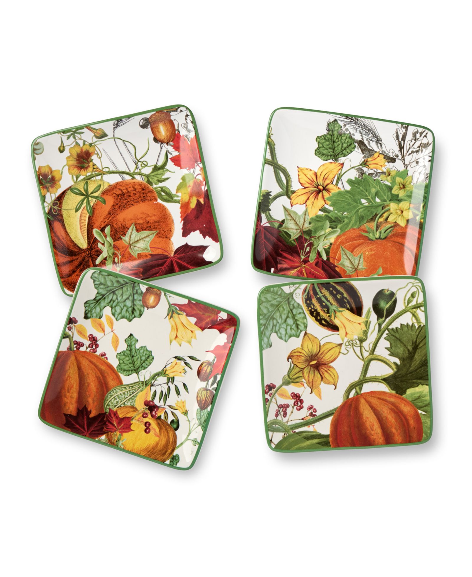 Набор тарелок Certified International Harvest Fields Canape, 4 штуки