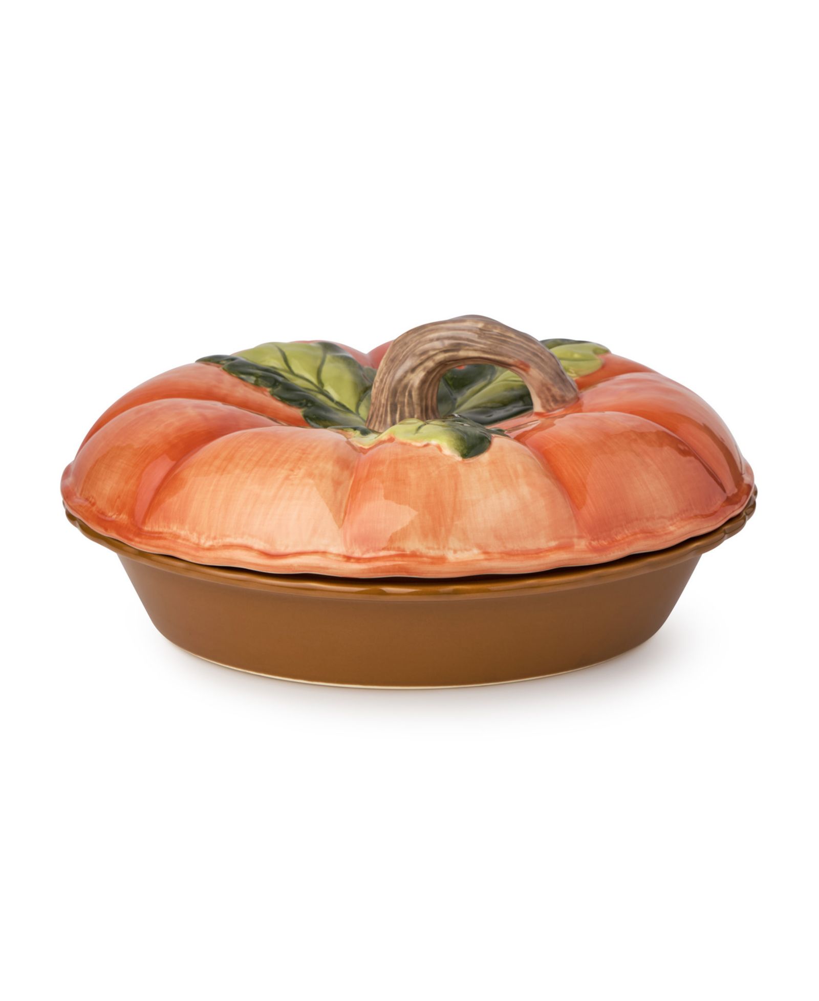 Форма для запекания Certified International Harvest Fields 3-D Pumpkin Covered Pie Carrier