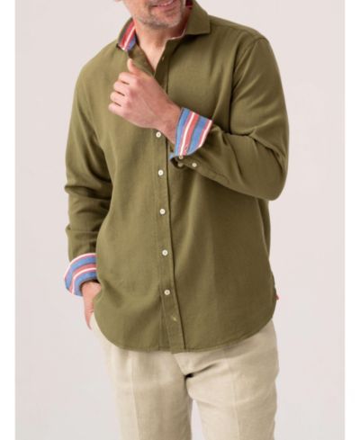 Мужская рубашка из брашированной хлопковой ткани Koy Clothing Long Sleeve