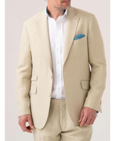 Мужской приталенный блейзер Koy Clothing из смеси льна, шерсти и шелка