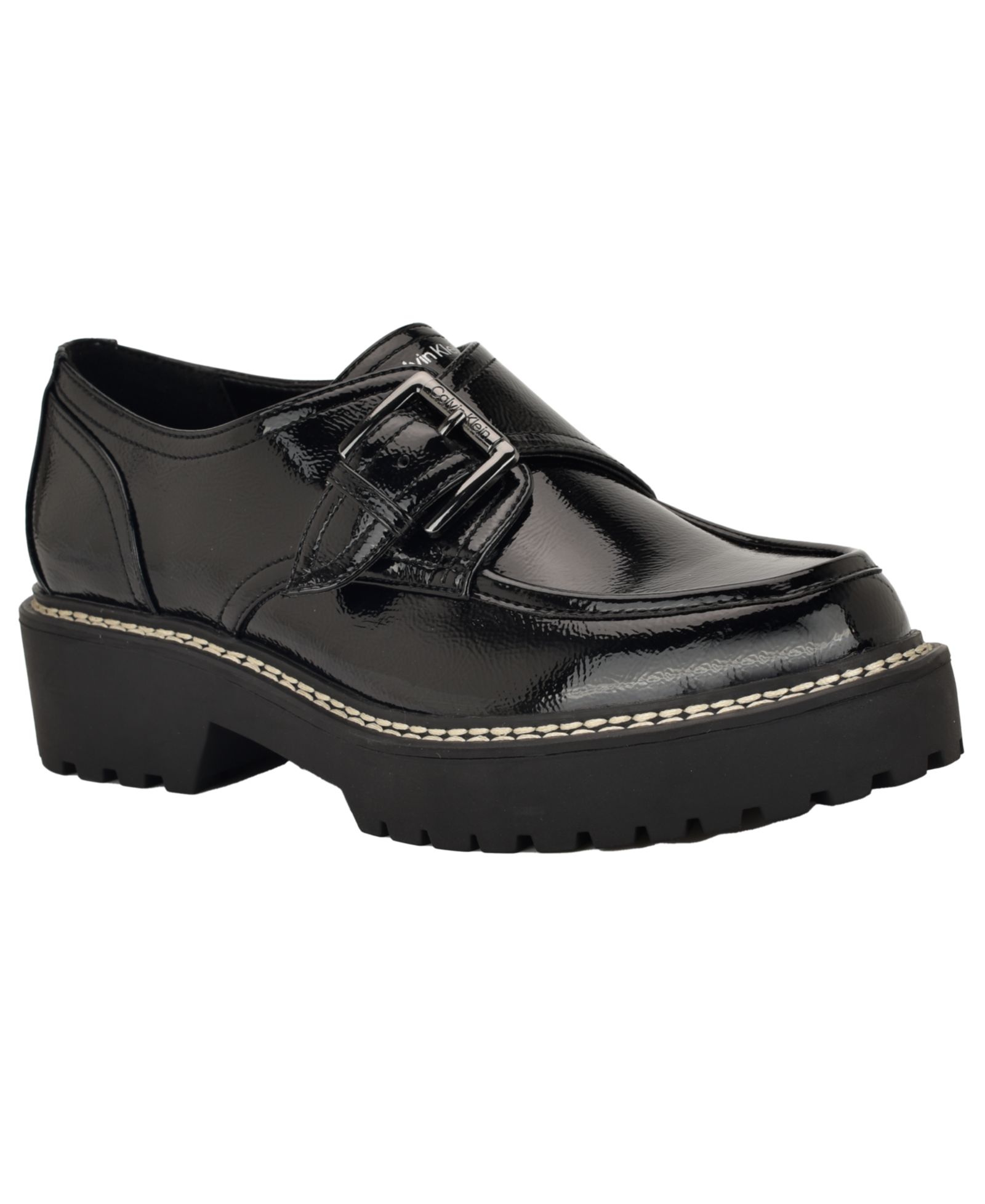 Женские лоферы Calvin Klein Saundee Buckle Lug Sole