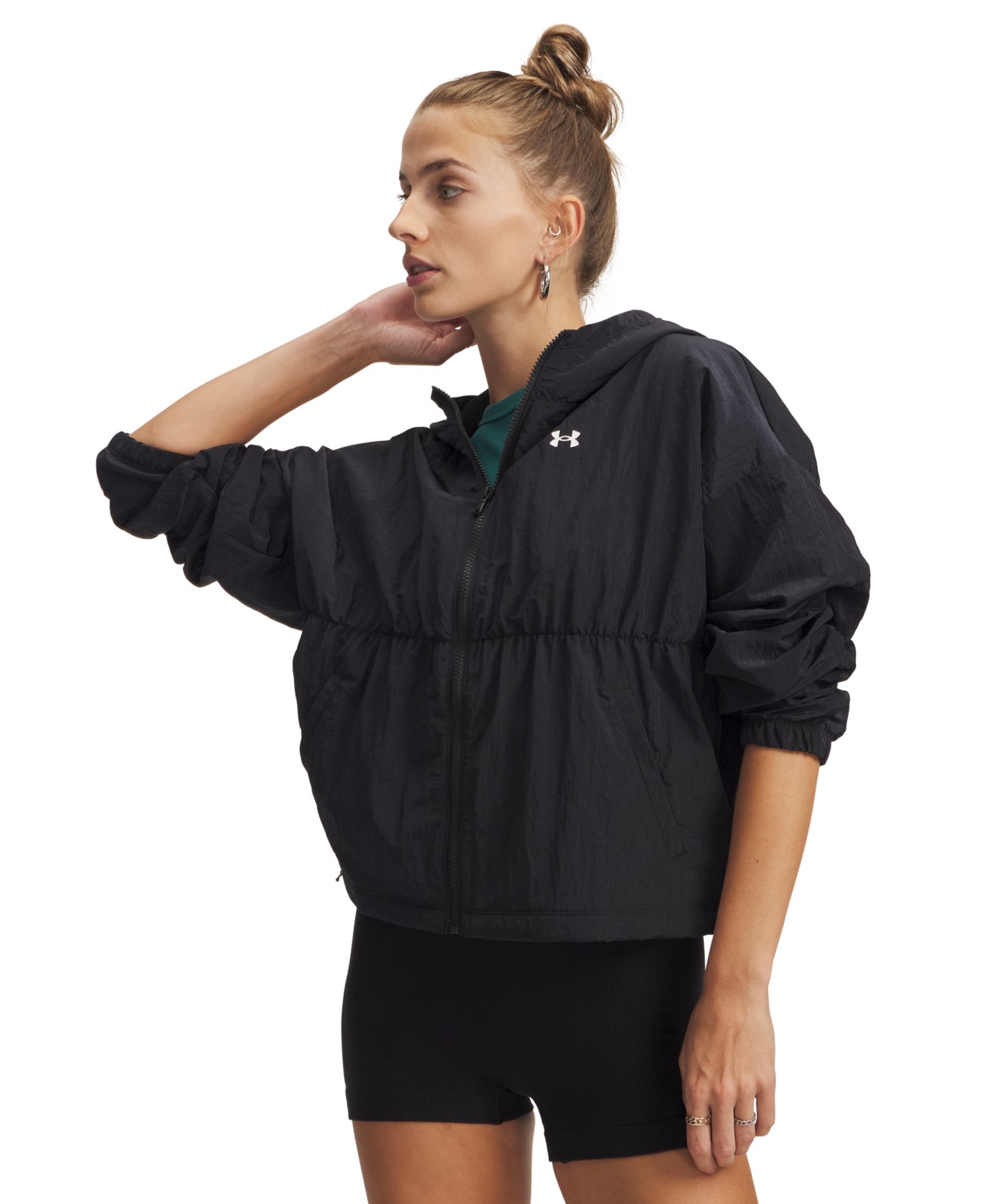 Женская куртка Under Armour Rival Woven Bungee Full-Zip