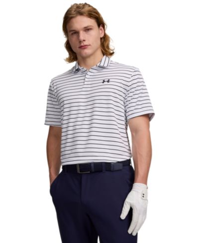 Мужская поло рубашка в полоску Under Armour Matchplay