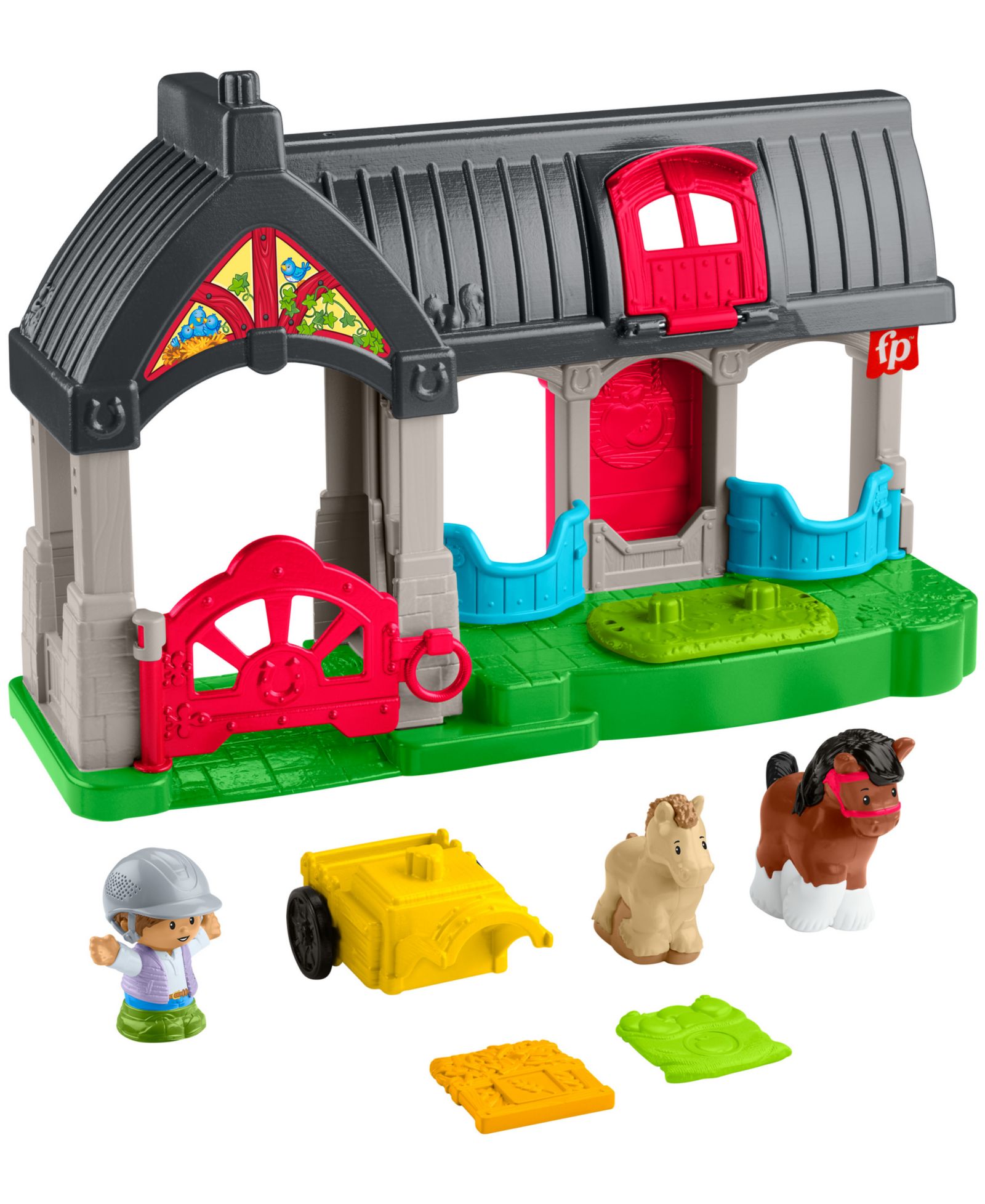 Little People Friendly Horses Stable 6-Piece Playset, Ages 1-5