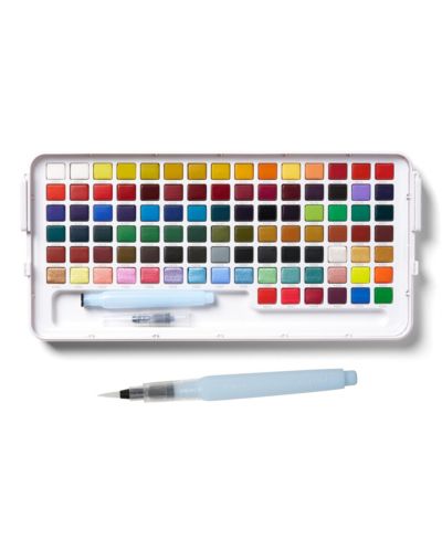 Набор акварельных красок Sakura Koi Water Studio, 3 части, 96 цветов