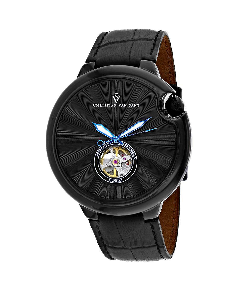 Christian Van Sant Мужские автоматические часы Cyclone Black Dial - CV0145
