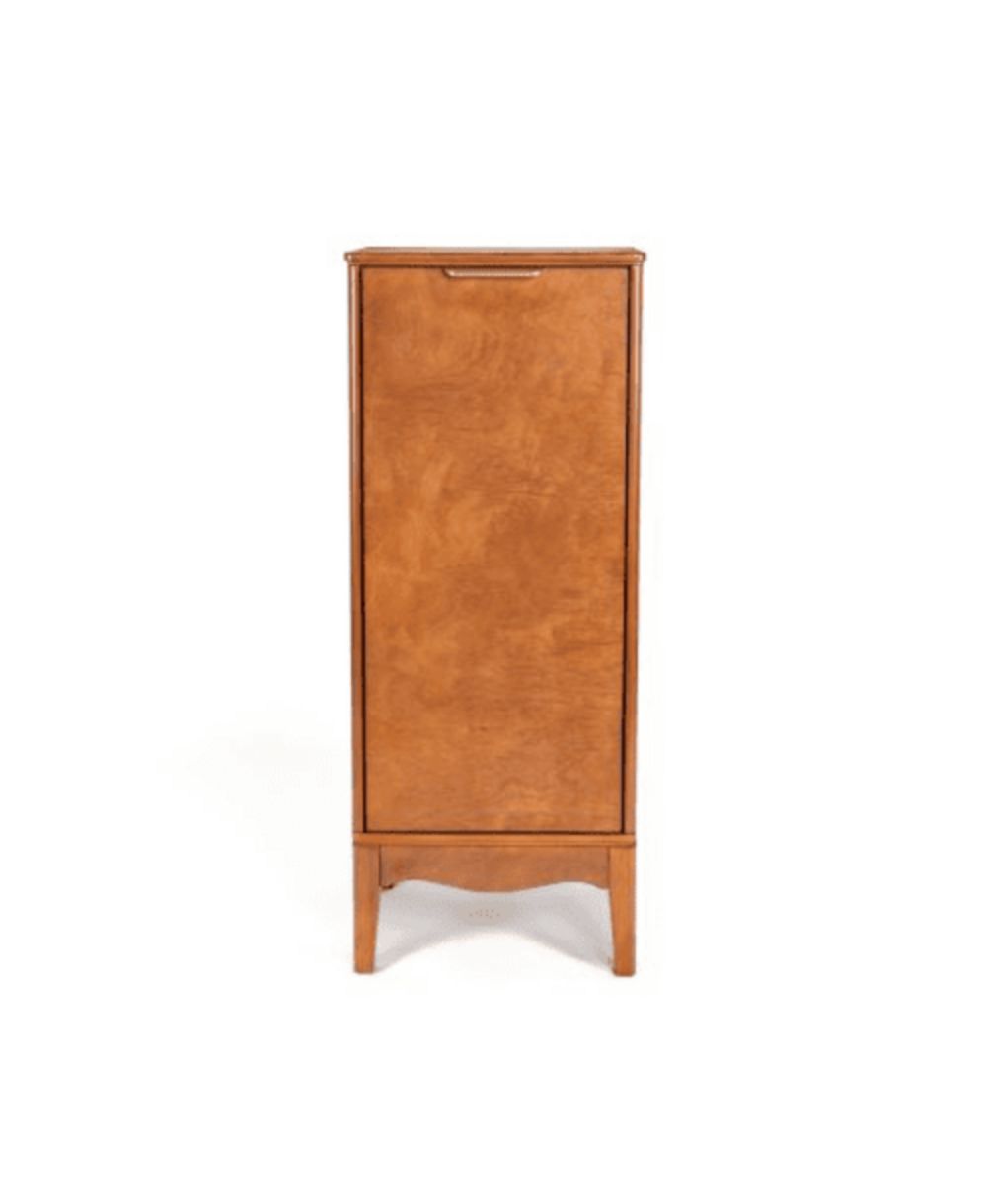 sumyeg Modern Bathroom Floor & Linen Cabinet with Adjustable Shelves and Antique Brass Hardware