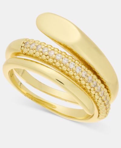 I.N.C. International Concepts Pavé Wrap Ring, Macy's Exclusive