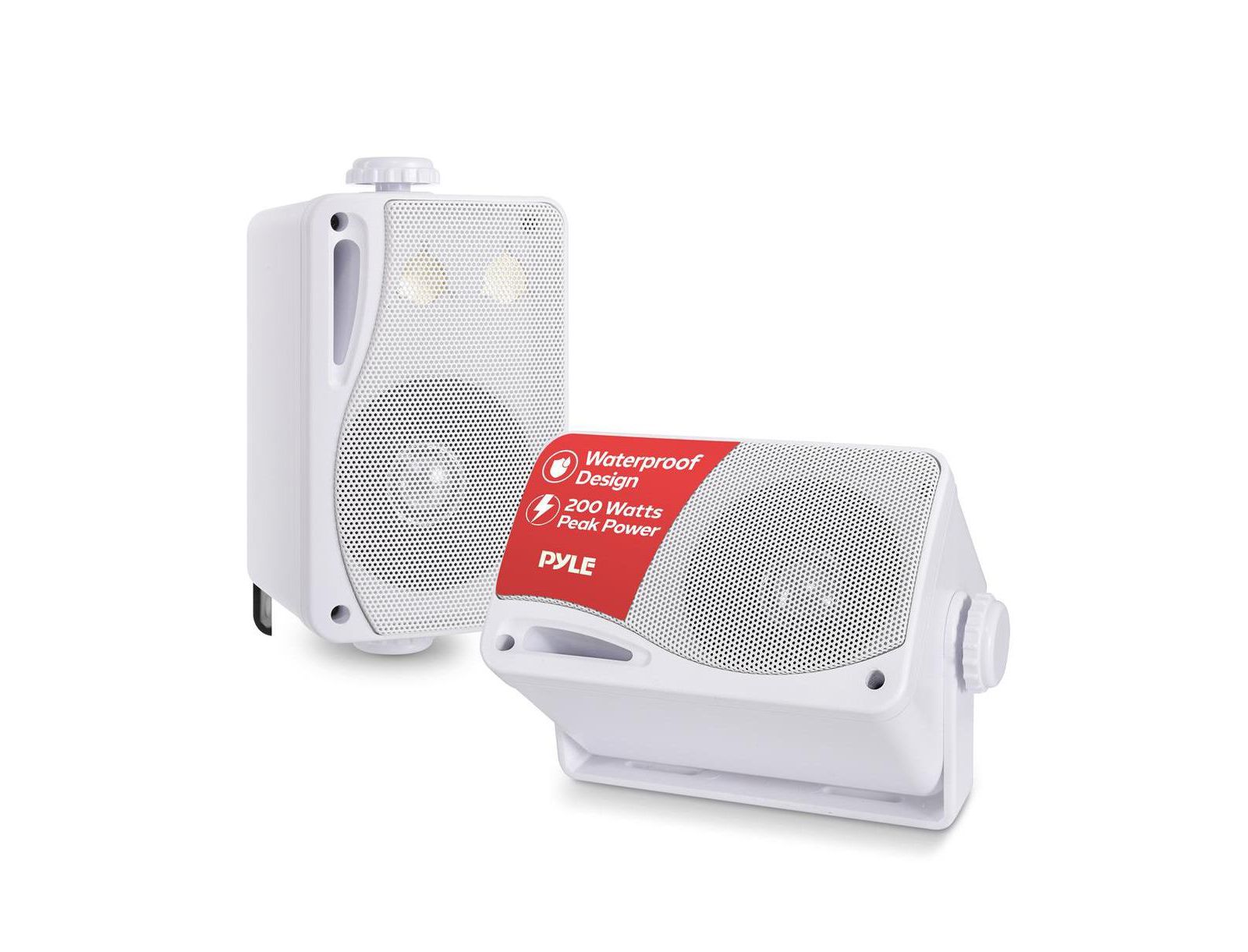 Комплект уличных динамиков Pyle 3-Way Weatherproof 200W 3.5-Inch White - PLMR24