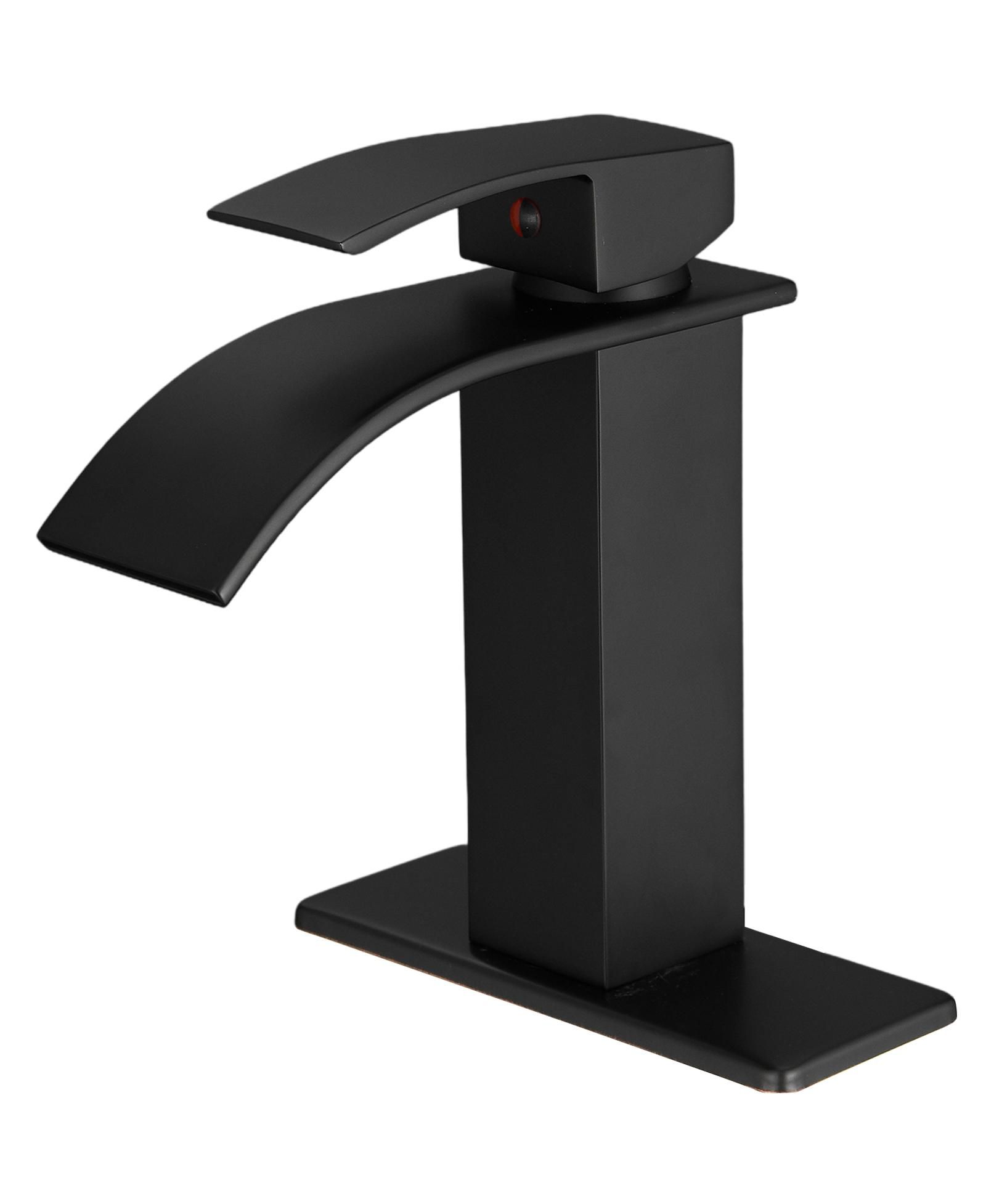 Смеситель для раковины Greenspring Waterfall Single Handle Low-Arc