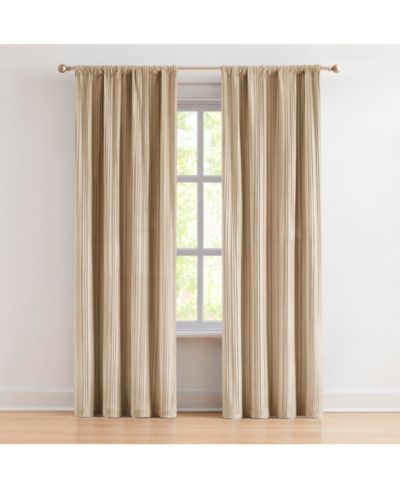 Lush Decor Парная пара штор Lush Decor Glam Pleated Velvet Light Filtering Window Curtain Panels