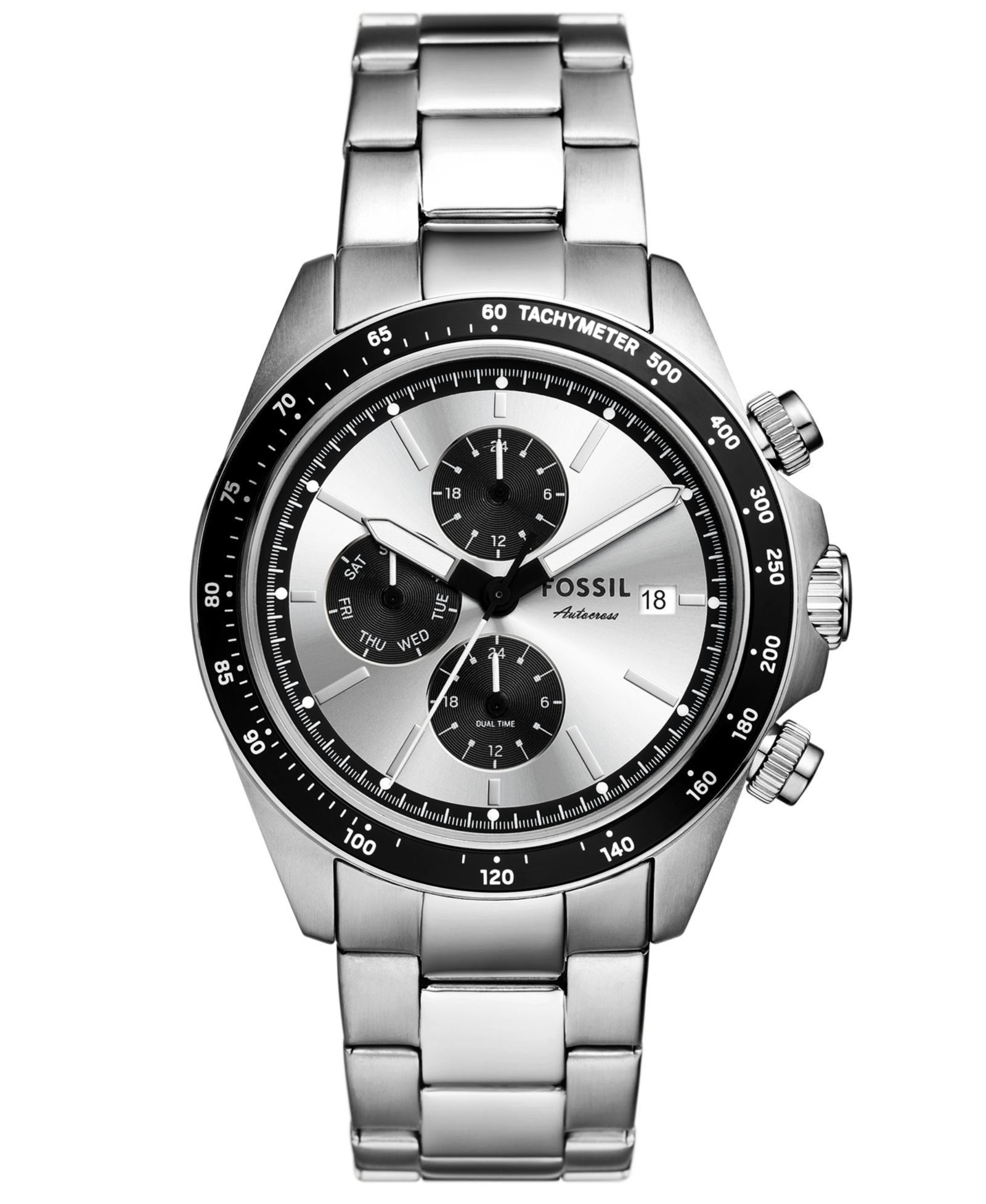 Fossil Мужские часы Autocross из нержавеющей стали, 42mm