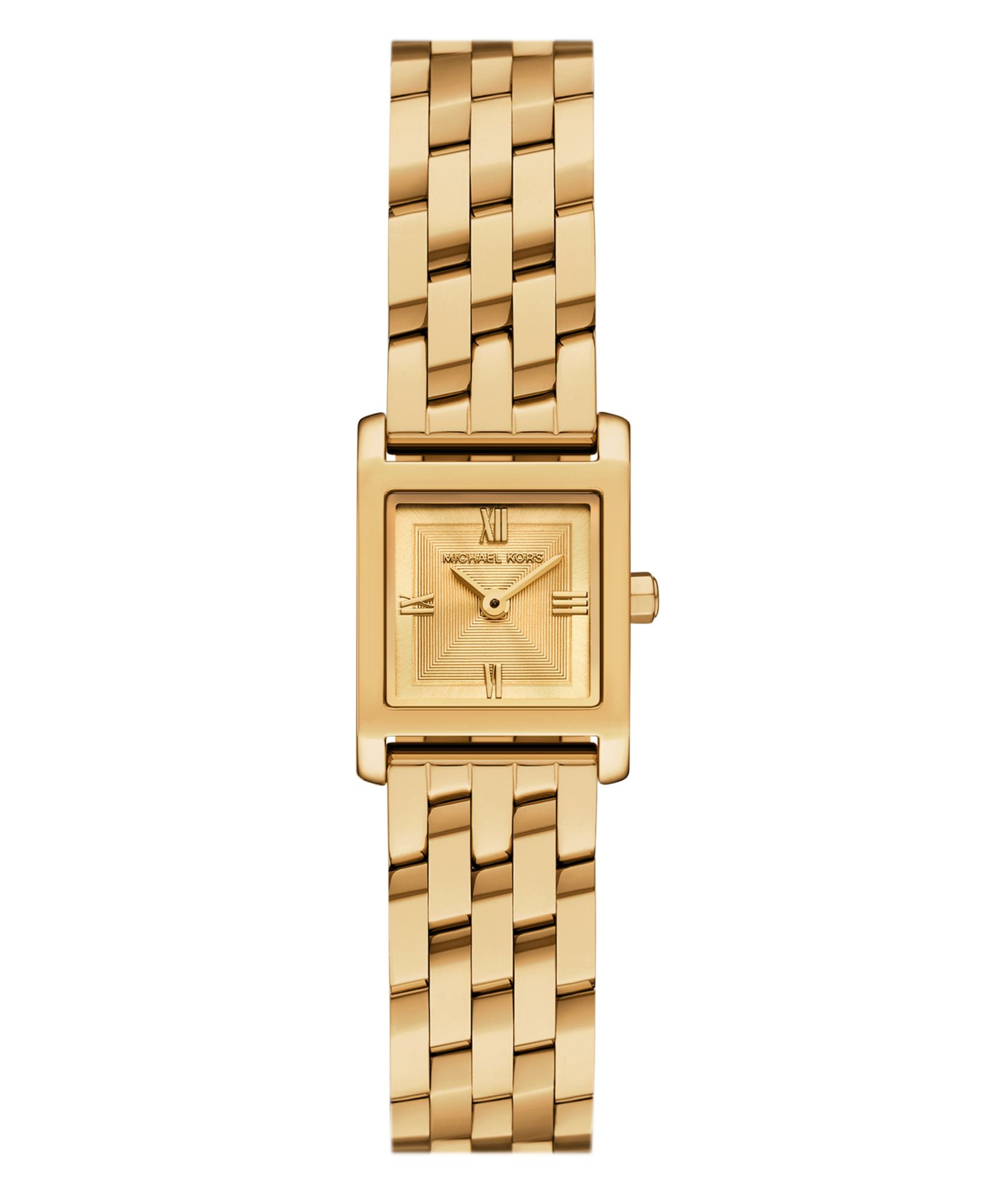 Женские часы Michael Kors Georgie Two-Hand Gold-Tone Stainless Steel 20mm