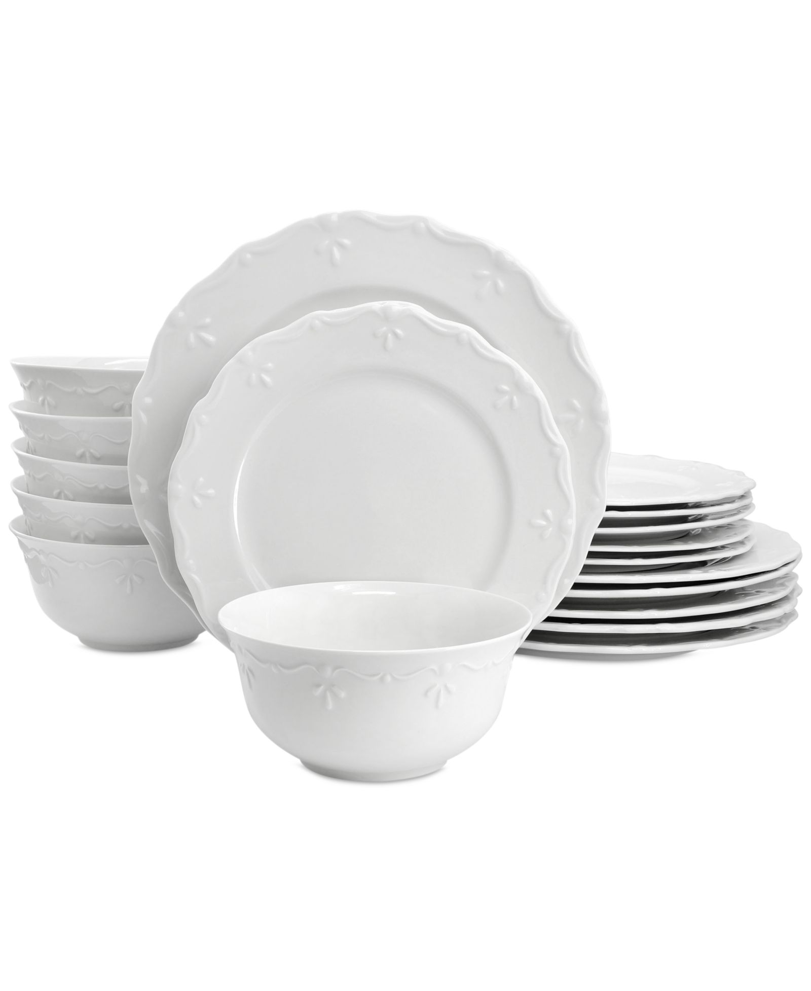 Elama Rigel 18 Pc. Dinnerware Set, Service for 6