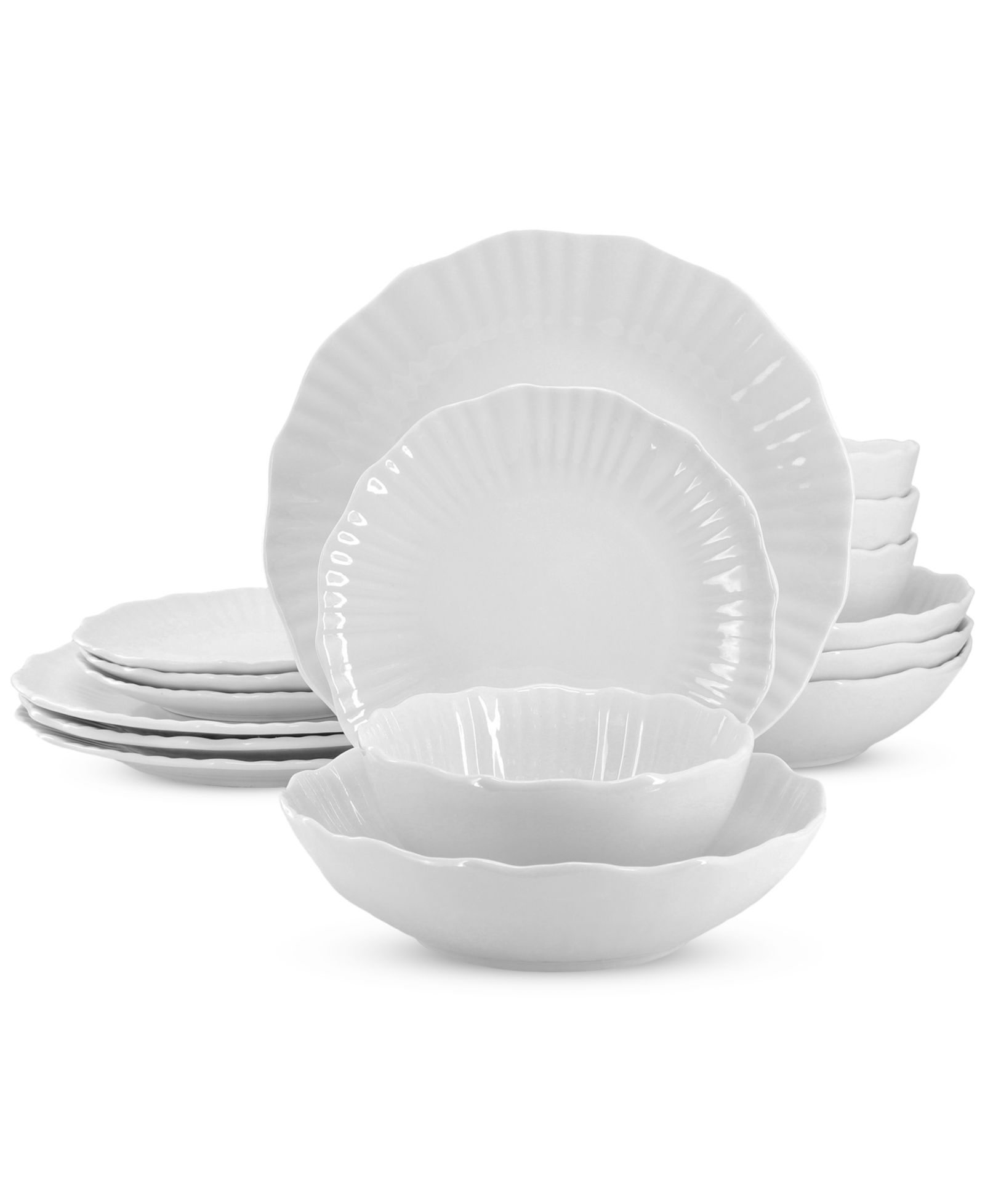 Elama Sirius 16 Pc. Dinnerware Set, Service for 4