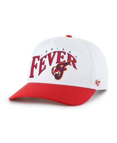 '47 Brand Men's and Women's White Indiana Fever Dom Wave Two-Tone Hitch Adjustable Hat