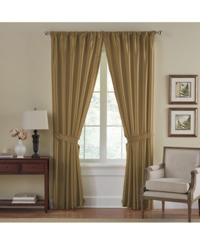 Elrene Home Fashions штора Versailles Faux Silk Blackout Window Curtain