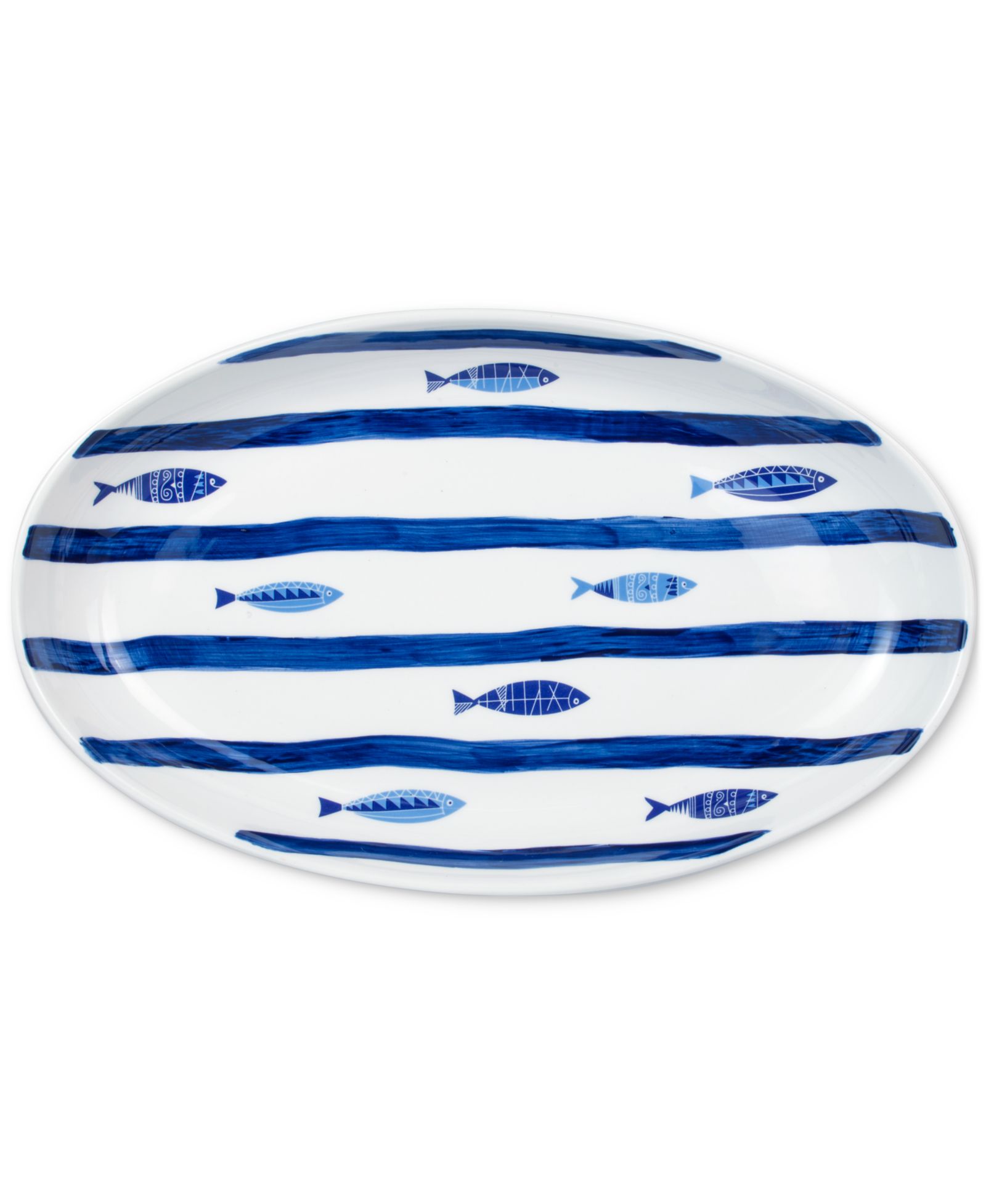 Euro Ceramica Сервировочное блюдо Costa Azul Sea Fish