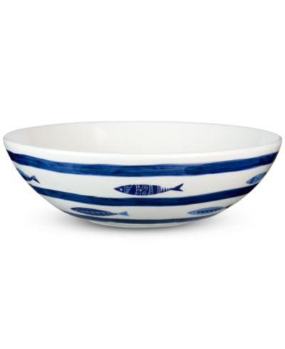 Сервировочная чаша Euro Ceramica Costa Azul с морской рыбой
