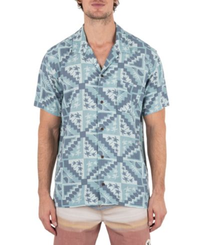 Hurley Мужская рубашка с коротким рукавом Laguna Camp