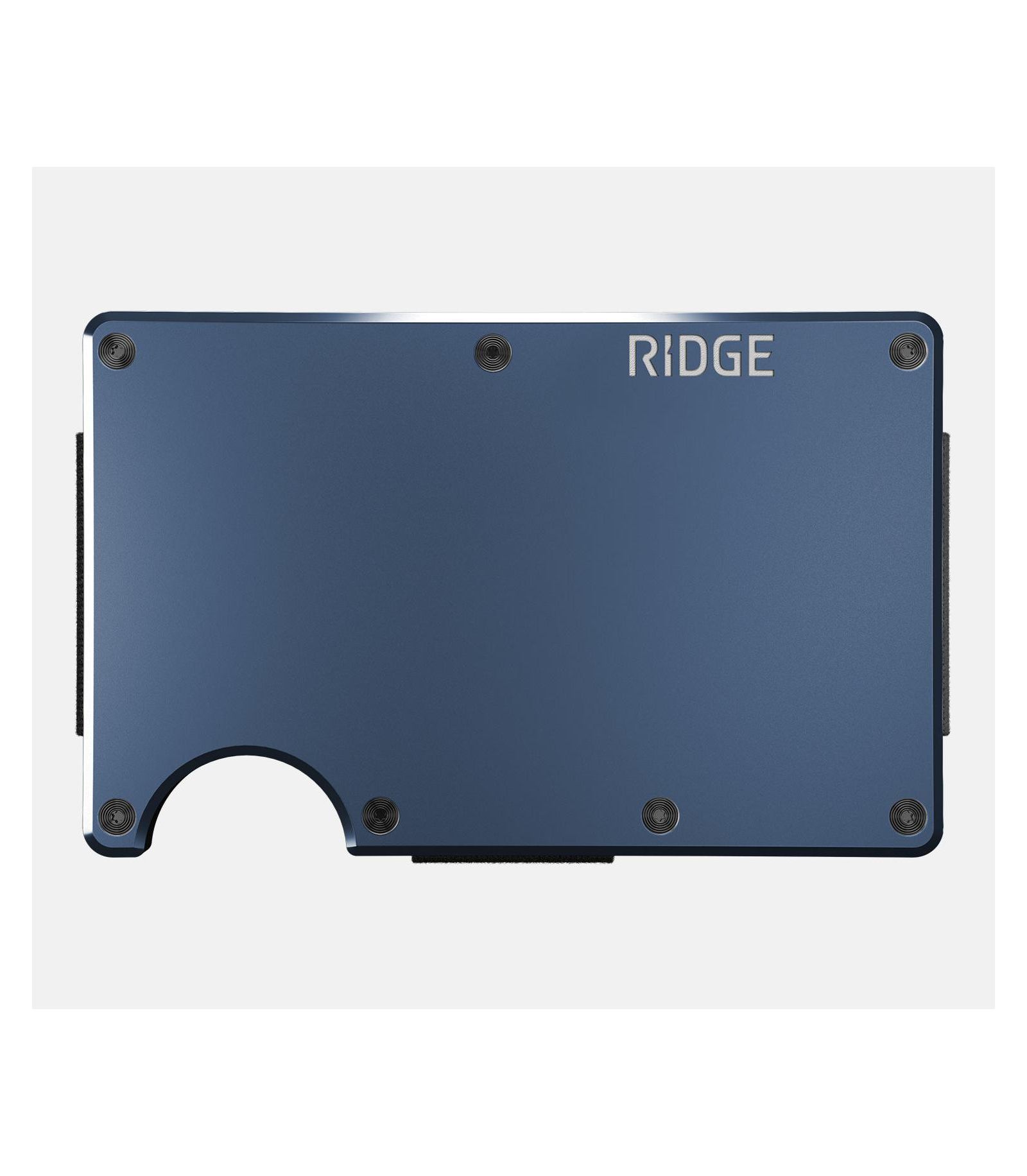 The Ridge Мужской кошелек RIDGE WALLET - Alpine Navy с ремешком для наличных
