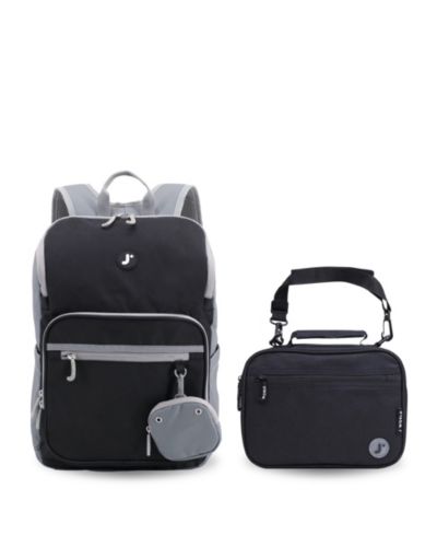 J World Boys And Girls Junior Backpack With Lunch Box For School