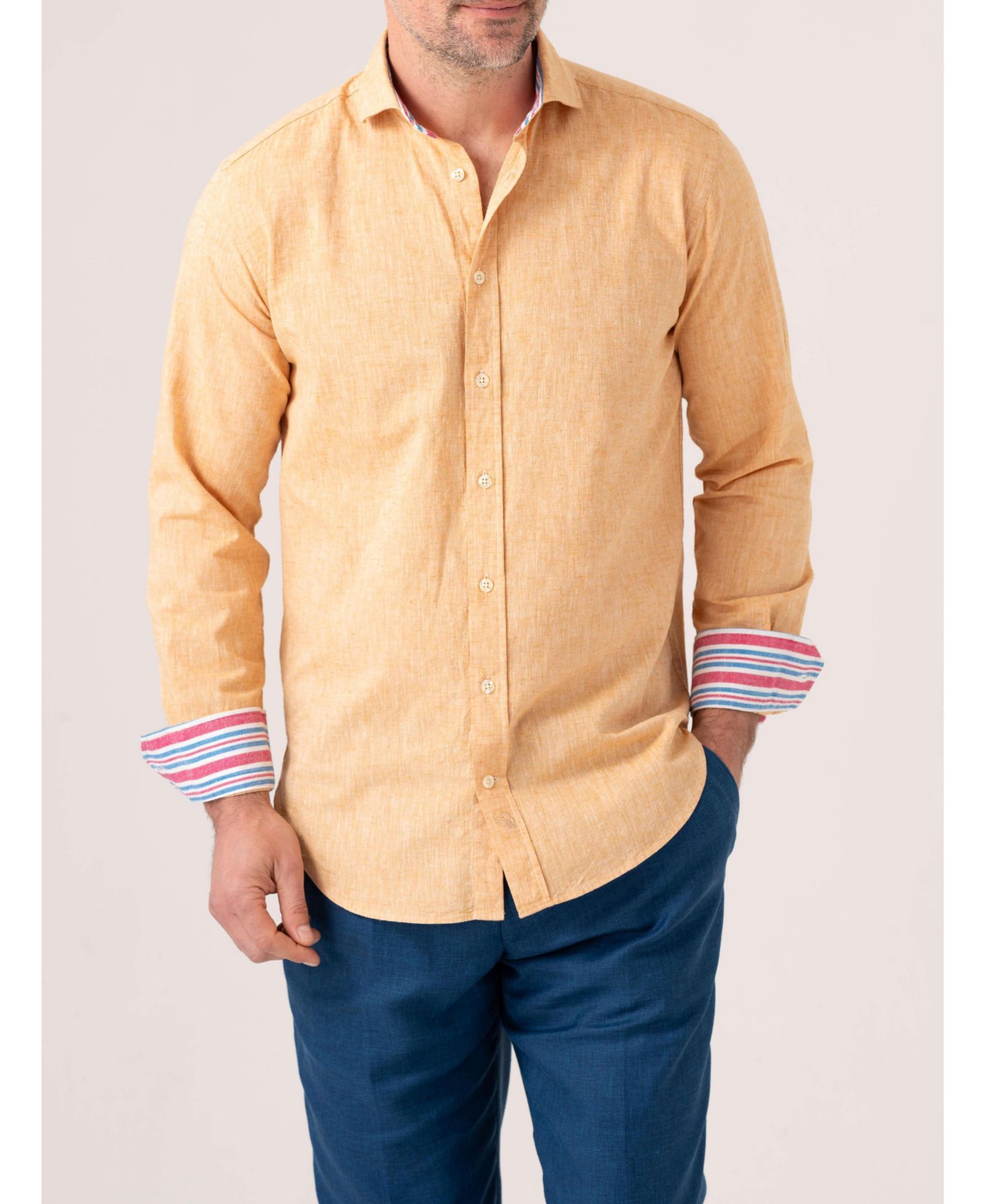 Рубашка Koy Clothing Cotton Linen Long Sleeve Shirt