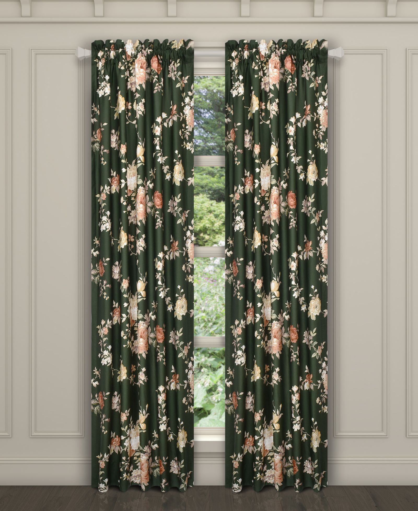 J. Queen Cottage Brittany Window Panel Pair, 41" x 95"