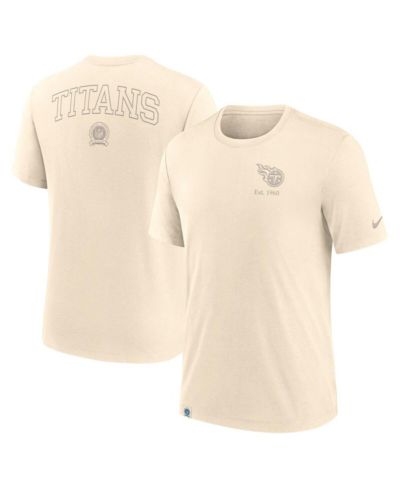Nike Men's Cream Tennessee Titans Glory Tri-Blend T-Shirt