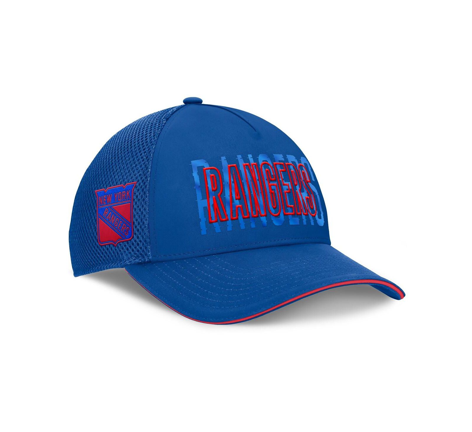 Мужская кепка Fanatics Blue New York Rangers Fundamental Flex Hat
