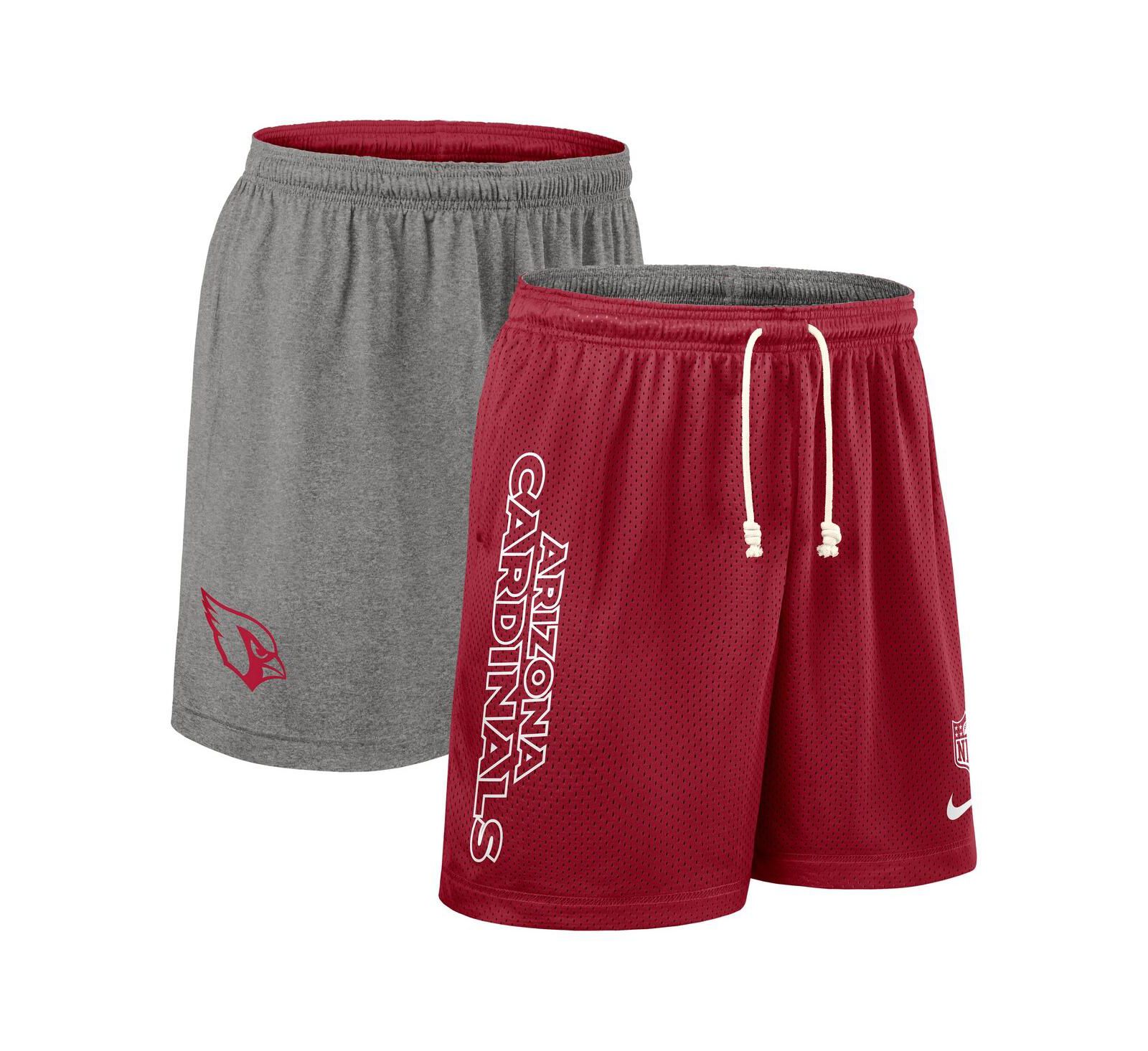 Nike Men's Cardinal Arizona Cardinals Sideline Reversible Performance Shorts