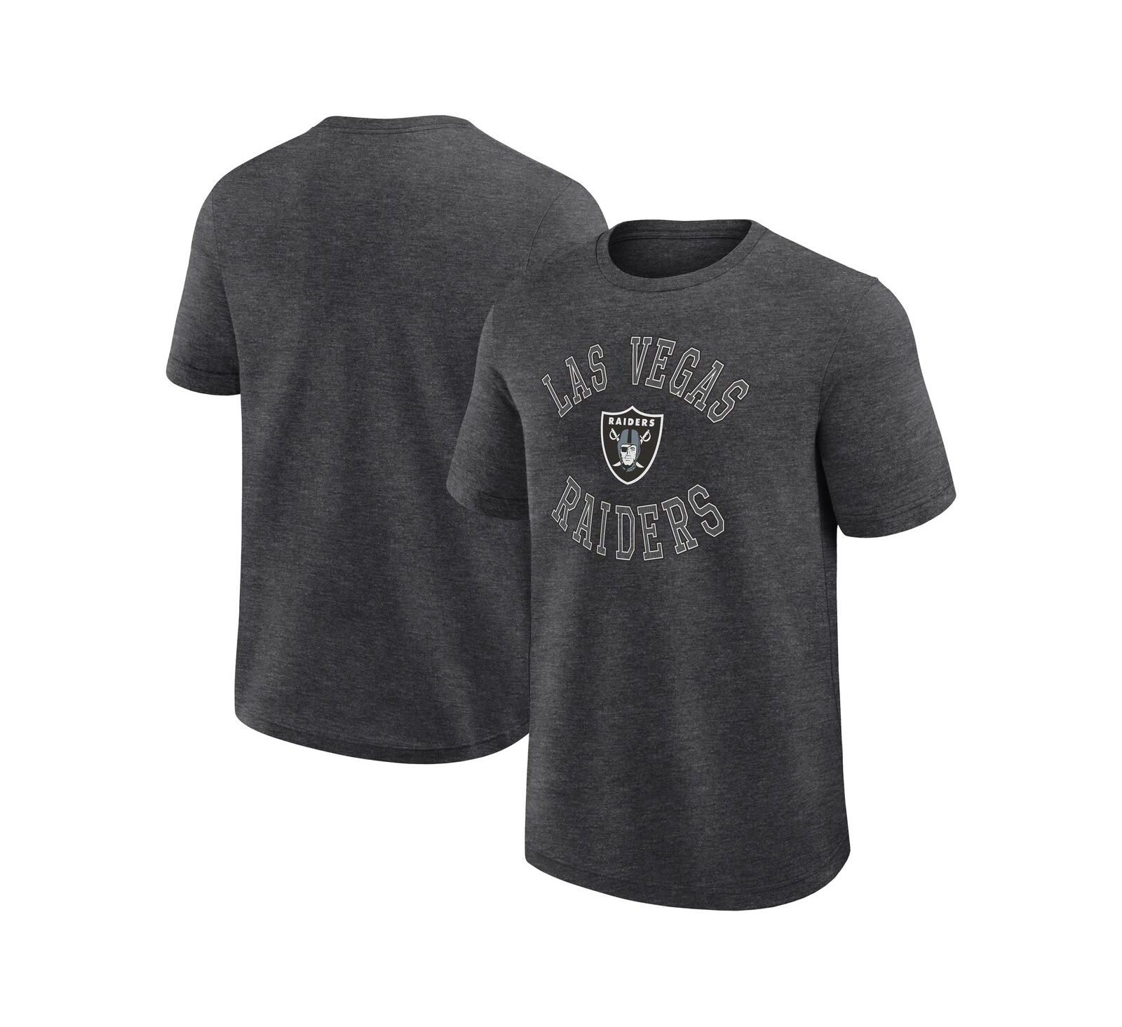 Мужская футболка Logo Athletic Las Vegas Raiders Success Heather Charcoal