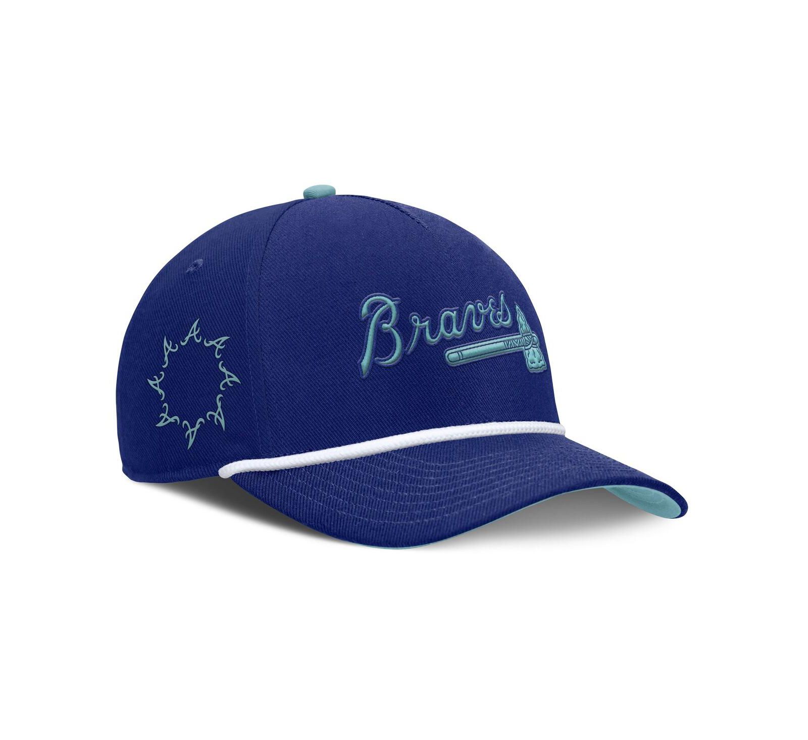 Кепка Nike Men's Royal Atlanta Braves Father's Day Rise Adjustable