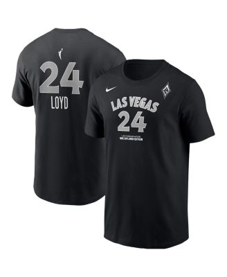 Nike Men's Jewell Loyd Black Las Vegas Aces Explorer Edition Name & Number T-Shirt