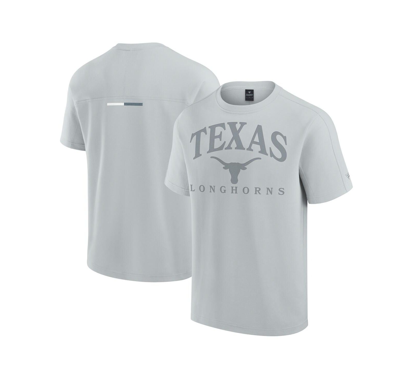 Мужская футболка Fanatics Gray Texas Longhorns Flex Tri-Blend