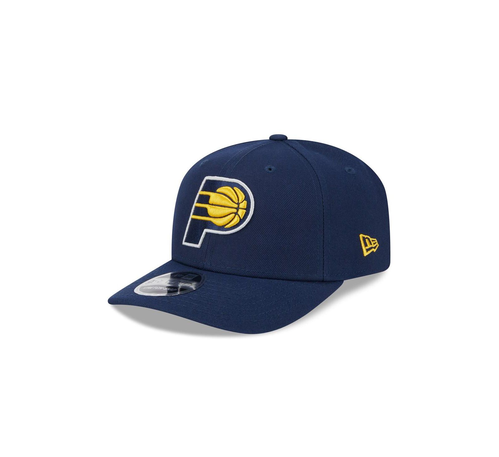 New Era Мужская кепка Indiana Pacers Core Logo 9SEVENTY Stretch-Snap, темно-синяя