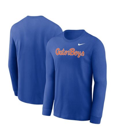 Nike Men's Royal Florida Gators Gator Boys Long Sleeve T-Shirt