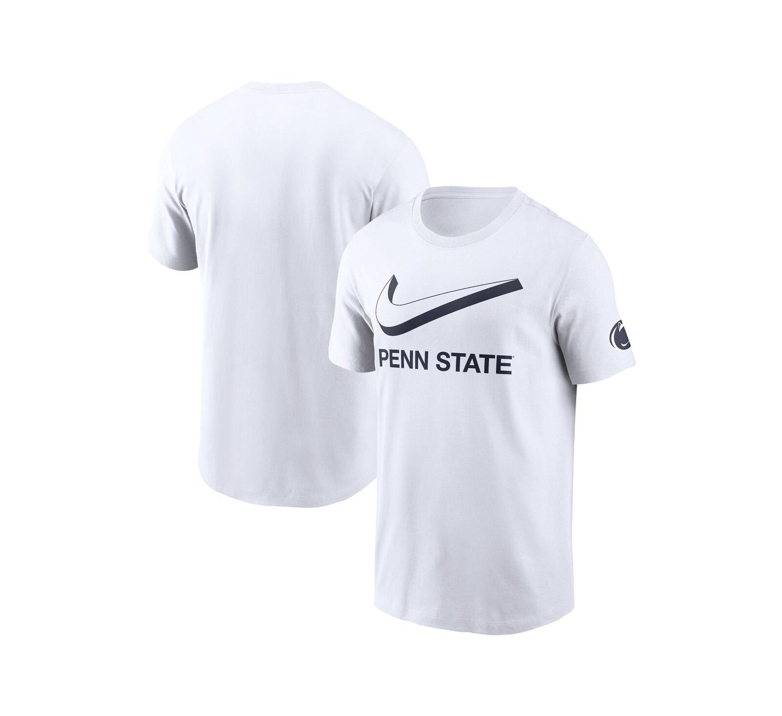 Nike Men's White Penn State Nittany Lions Primetime 2-Hit Swoosh T-Shirt