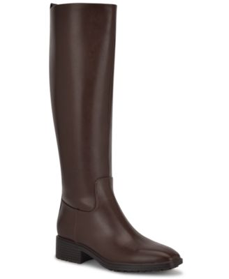 Nine West Women's Barile Tall Wide Calf Block Heel Boots