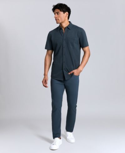 Kenneth Cole Мужская рубашка Sport Short Sleeve