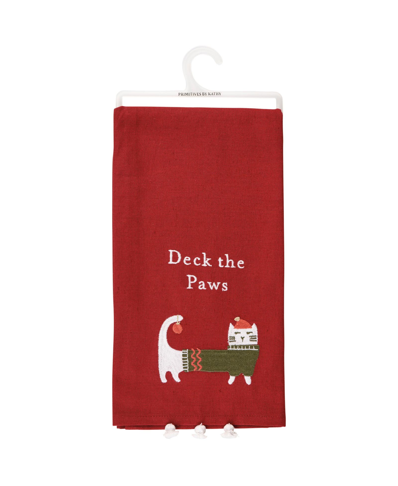 Primitives by Kathy кухонное полотенце Deck the Paws
