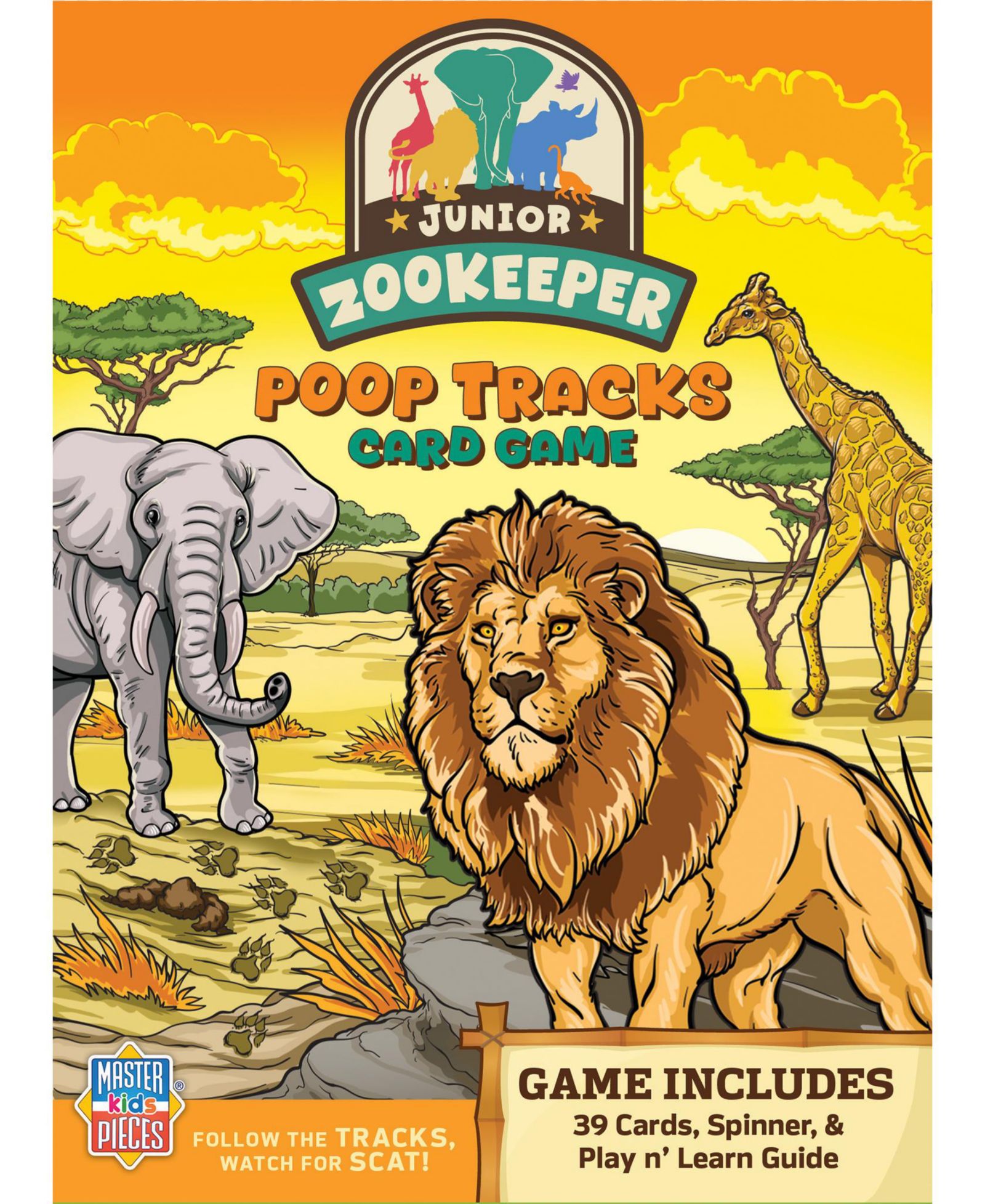 Карточная игра Jr. Zookeeper Poop Tracks