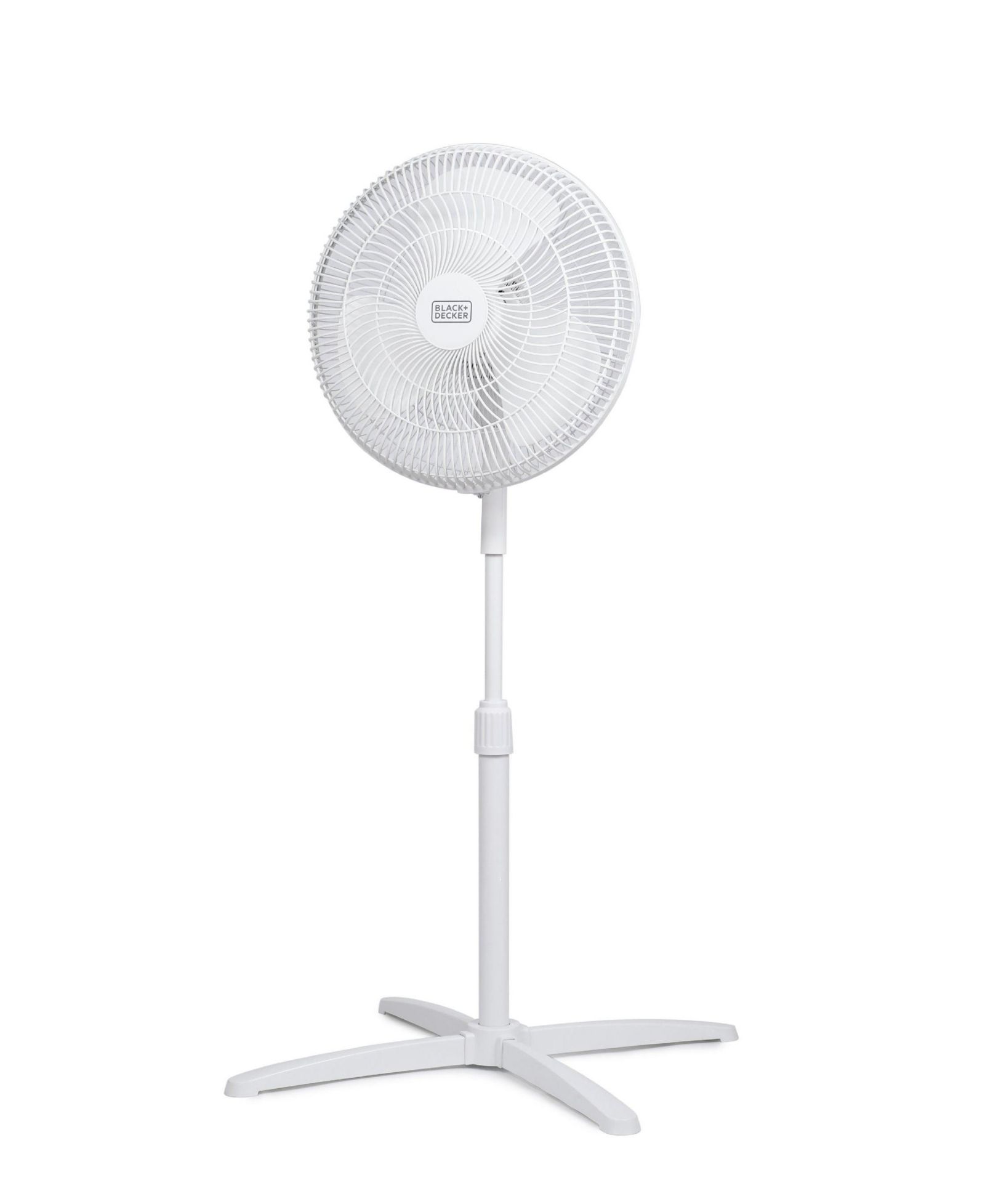 BLACK+DECKER Колебательный напольный вентилятор, 16-Inch, BFP16MXW, White