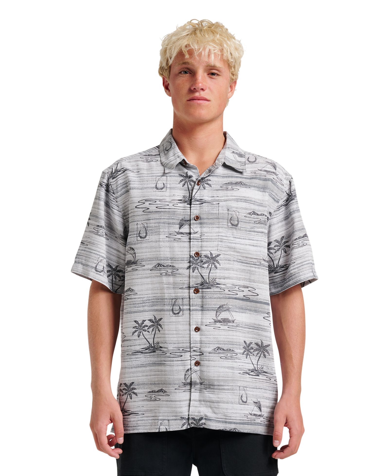 Quiksilver Waterman Мужская рубашка Comfort Fit