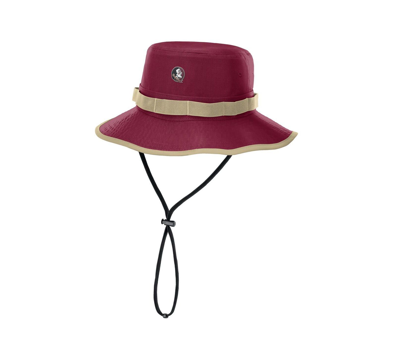 Nike Men's Garnet Florida State Seminoles 2025 Sideline Apex Boonie Performance Bucket Hat